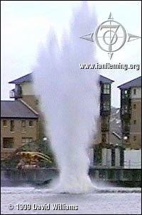 Explosions on the river Thames