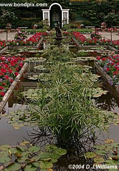 The beautiful Butchart Gardens in Victoria, BC