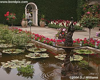 The beautiful Butchart Gardens in Victoria, BC