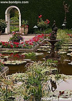 The beautiful Butchart Gardens in Victoria, BC