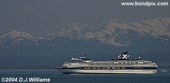 Cruise ship in Alaska