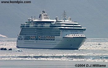 Cruise ship in Alaska