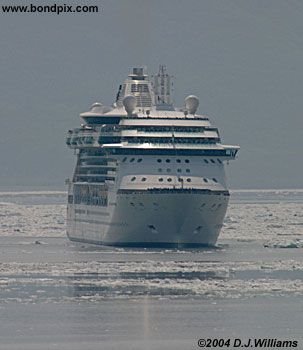 Cruise ship in Alaska