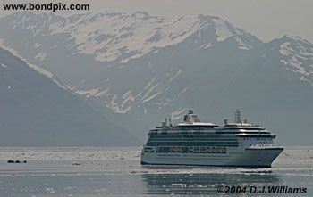 Cruise ship in Alaska