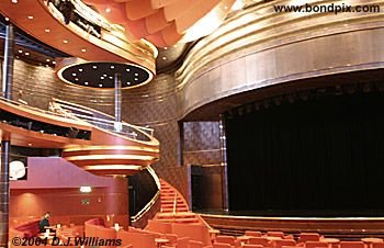 Cruise ship interior on board Oosterdam