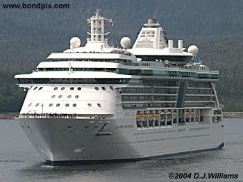 Cruise ship in Alaska