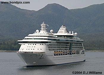 Cruise ship Radiance of the Seas in Alaska