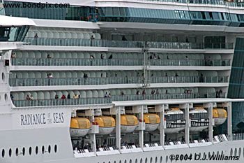 Cruise ship Radiance of the Seas in Alaska