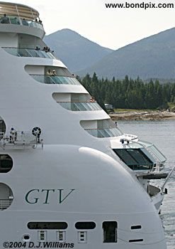 Cruise ship in Alaska