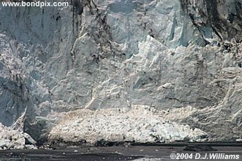 Glacier in Yakutat bay, Alaska