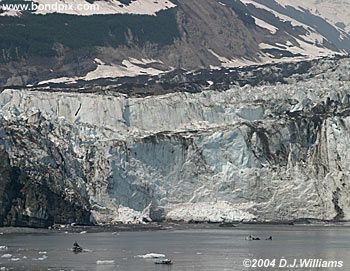 Glacier in Yakutat bay, Alaska