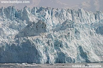 Hubbard Glacier in Yakutat bay, Alaska