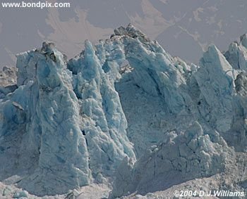 Hubbard Glacier in Yakutat bay, Alaska