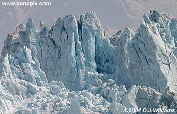 Hubbard Glacier in Yakutat bay, Alaska