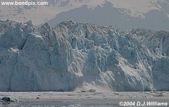 Hubbard Glacier in Yakutat bay, Alaska