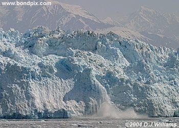 Hubbard Glacier in Yakutat bay, Alaska