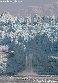 Hubbard Glacier in Yakutat bay, Alaska