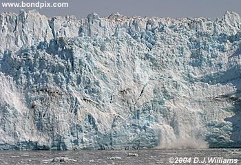 Hubbard Glacier in Yakutat bay, Alaska