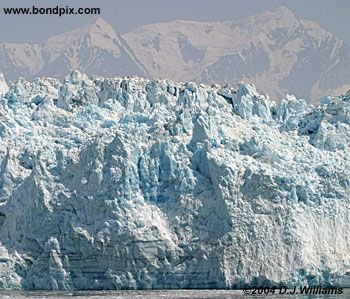 Hubbard Glacier in Yakutat bay, Alaska