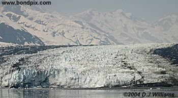 Glacier in Yakutat bay, Alaska