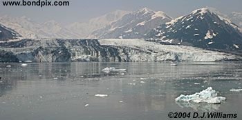 Glacier in Yakutat bay, Alaska