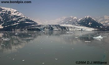 Glacier in Yakutat bay, Alaska