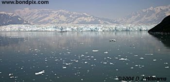 Hubbard Glacier in Yakutat bay, Alaska