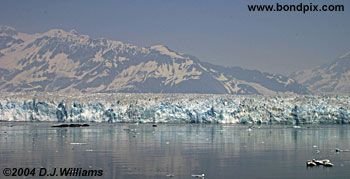 Hubbard Glacier in Yakutat bay, Alaska