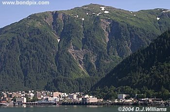 Landscape view of Juneau Alaska