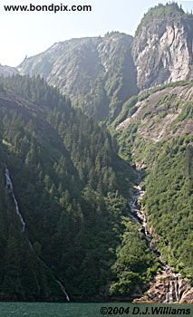 Landscape in the Misty Fjords in Alaska