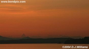 Sunrise over the Inside Passage Alaska