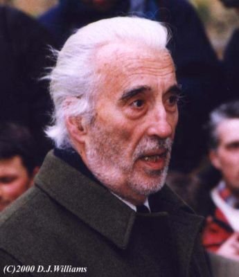 Actor Christopher Lee