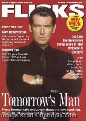 FLICKS magazine Pierce Brosnan cover