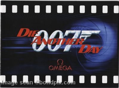 Die Another Day Omega James Bond watch brochure