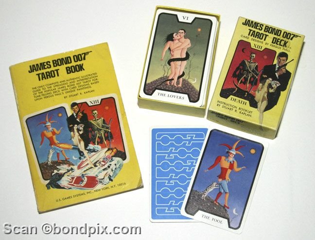 James Bond Tarot Cards and book from Live and Let Die