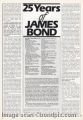 Action Screen 25 years of James Bond