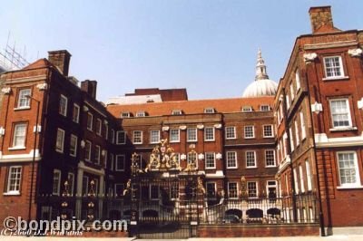 The Royal College of Arms building in London, England