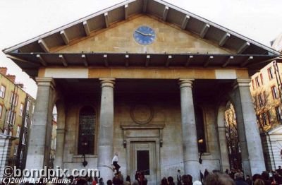 Covent Garden church in London, England