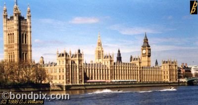 Houses of Parliament in London, England