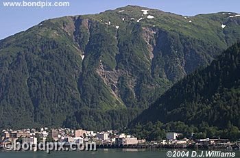 Landscape view of Juneau Alaska