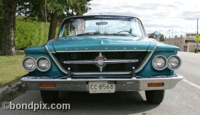 'Going to the Sun Rally' Chrysler car in Deer Lodge, Montana