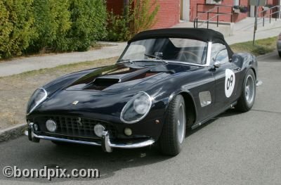 'Going to the Sun Rally' Ferrari car in Deer Lodge, Montana