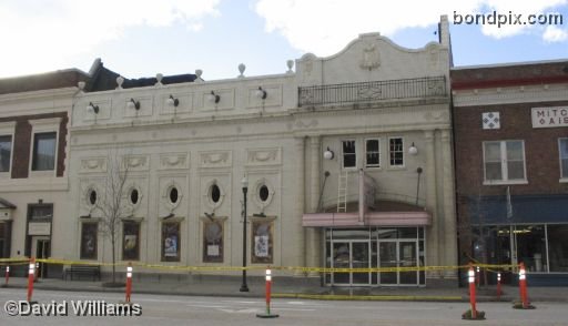 The Rialto Theater on Main Street in Deer Lodge Montana after the devastating fire of November 4tth 2006