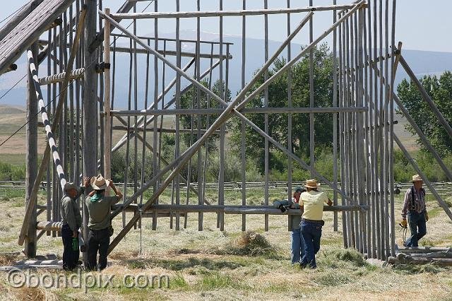 0893.jpg - Assembling the Beaverslide hay stacker