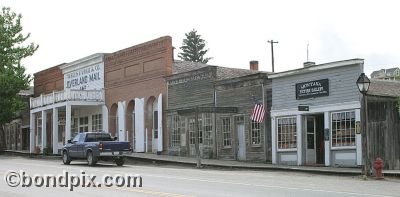 Old Wild West town of Virginia City in Montana