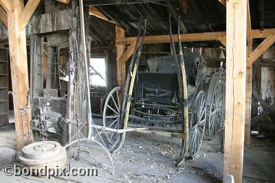 Old Wild West town of Virginia City in Montana