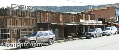 Old Wild West town of Virginia City in Montana