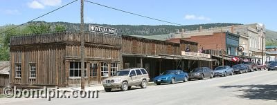 Old Wild West town of Virginia City in Montana