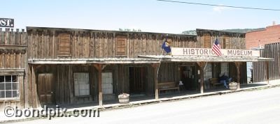 Historical Museum in the old Wild West town of Virginia City in Montana