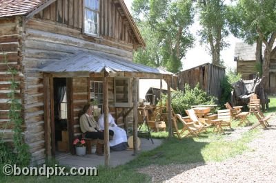 Old Wild West town of Nevada City in Montana